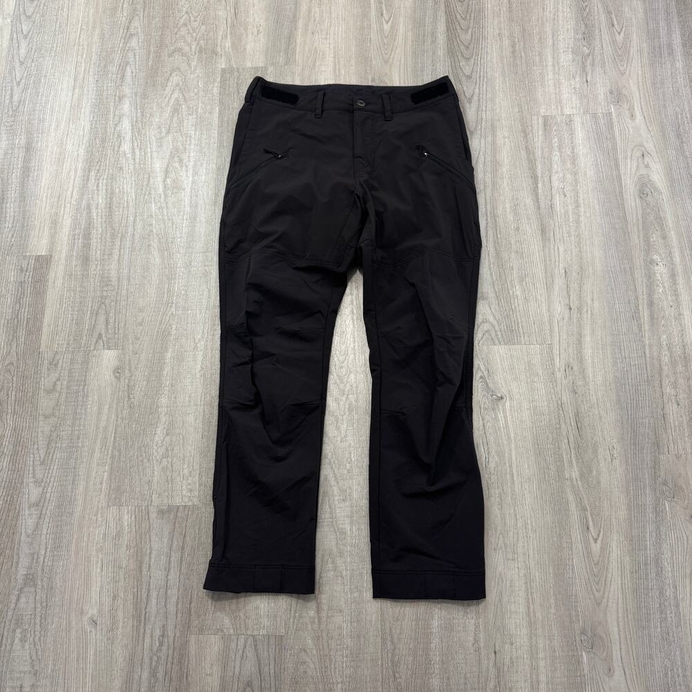 Patagonia Point Peak Trail Pants Women's 10 (Fits 30x28) Black Hiking Outdoors